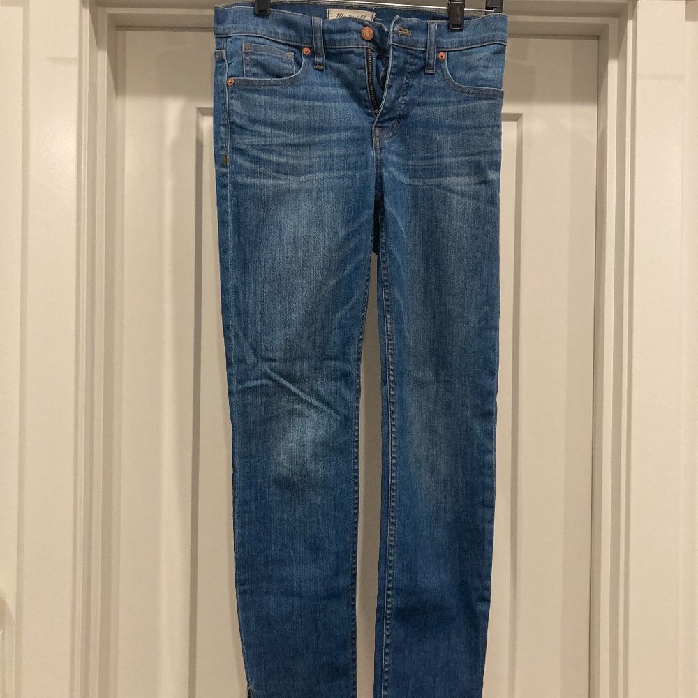 Madewell 9" high rise skinny jeans